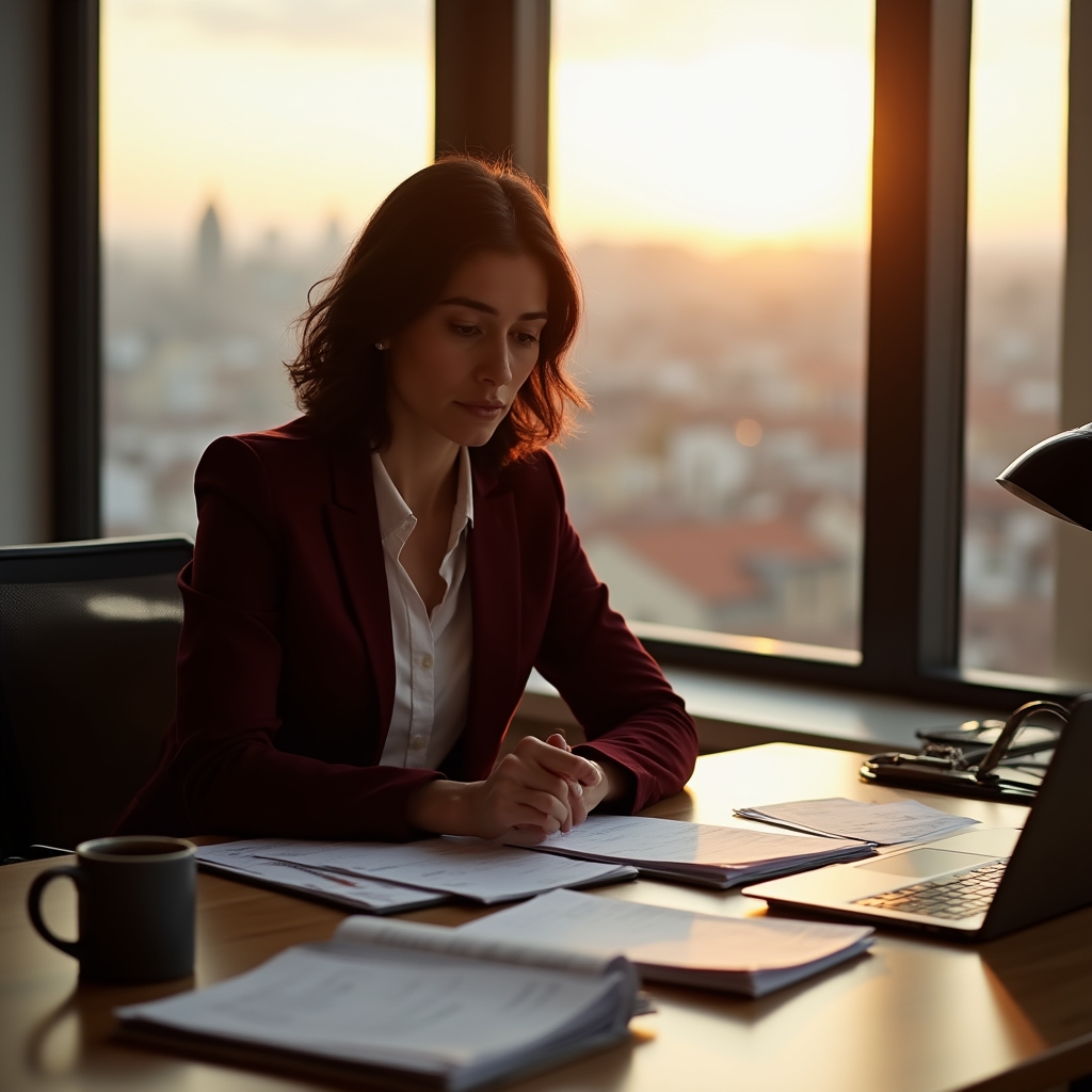 Professionista senior che pianifica la propria crescita verso la leadership